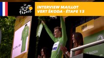 L'interview du maillot vert ŠKODA - Étape 13 - Tour de France 2017