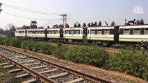 Comilla Bound Comilla Commuter Train of Bangladesh Railway in 4K
