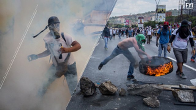 O cenário de protestos na Venezuela