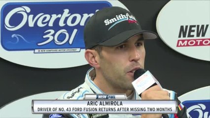 Aric Almirola Returning To No. 43 Car After Injury
