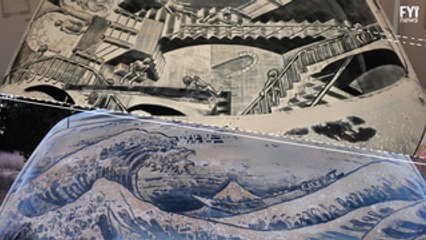 Arte em carros sujos muito além do típico "lave-me"