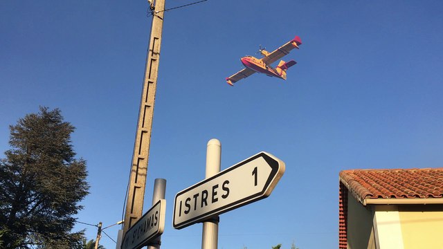 Istres : les trois incendies autour de l'étang de l'Olivier sont circonscrits