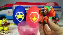 Chasse des œufs patrouille patte jouer décombres jouets avec Nickelodeon doh surprise marshall tuyc