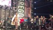 Mayweather & McGregor arrive to the stage at Brooklyns Barclay Center ( Intro)