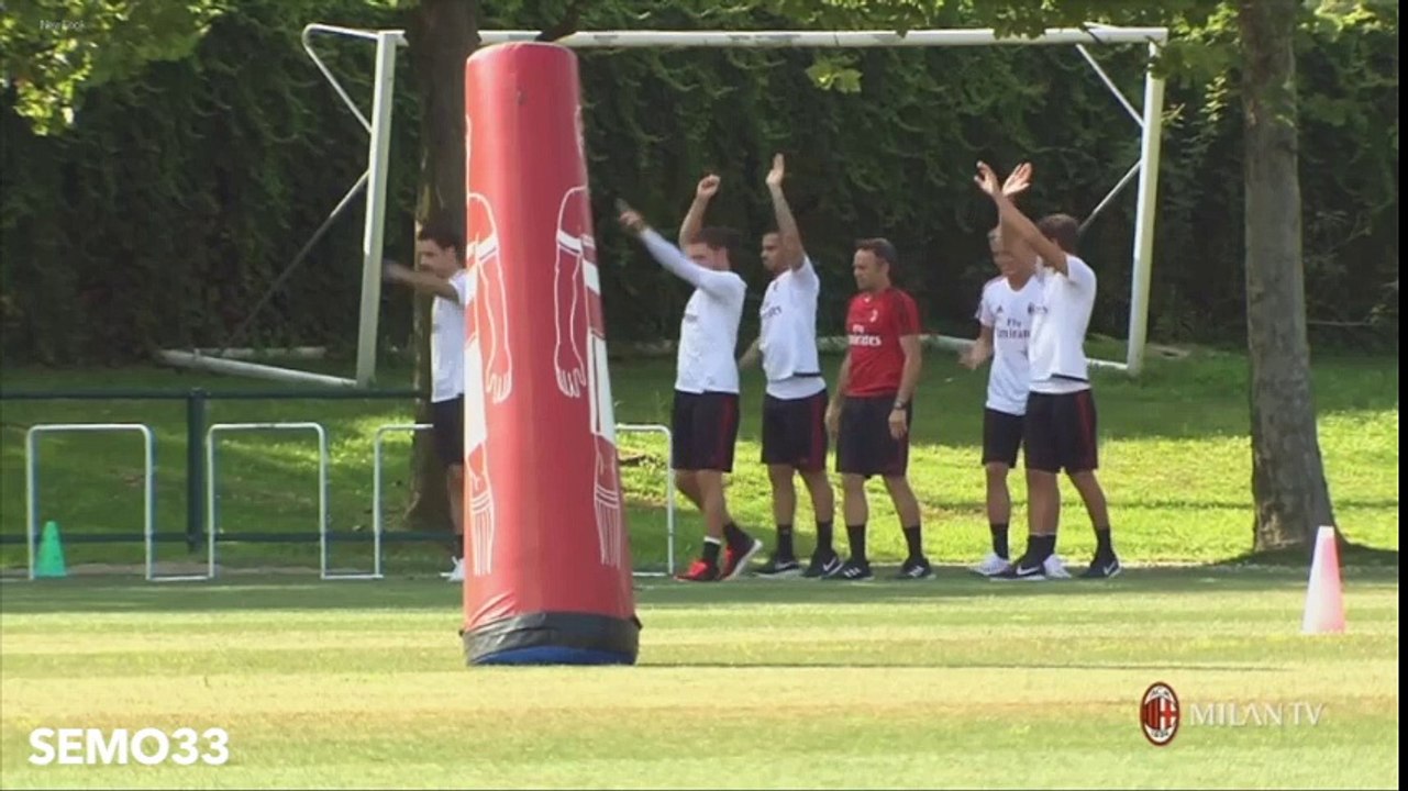 Milan training session 14-07-2017