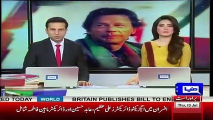 Watch Imran Khan's Response On Javed Hashmi's Statement