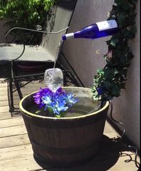 WINE BOTTLE WATER FOUNTAIN