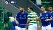 Linfield fans throwing glass bottles | Linfield Belfast 0-2 Celtic FC | UEFA Champions League