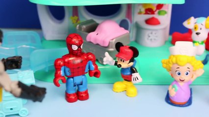 À bulle par par Centre vérification docteur guppys hôpital sirène jouer visite Doh toysreviewtoys