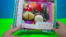 Toy Cutting Velcro Fruit Vegetables Slicing | Playtime FUN with Elise | Kids Play OClock