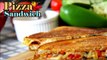 Pizza Sandwich Recipe - Easy Sandwich Recipes - Quick Breakfast Recipes - kids Tiffin box
