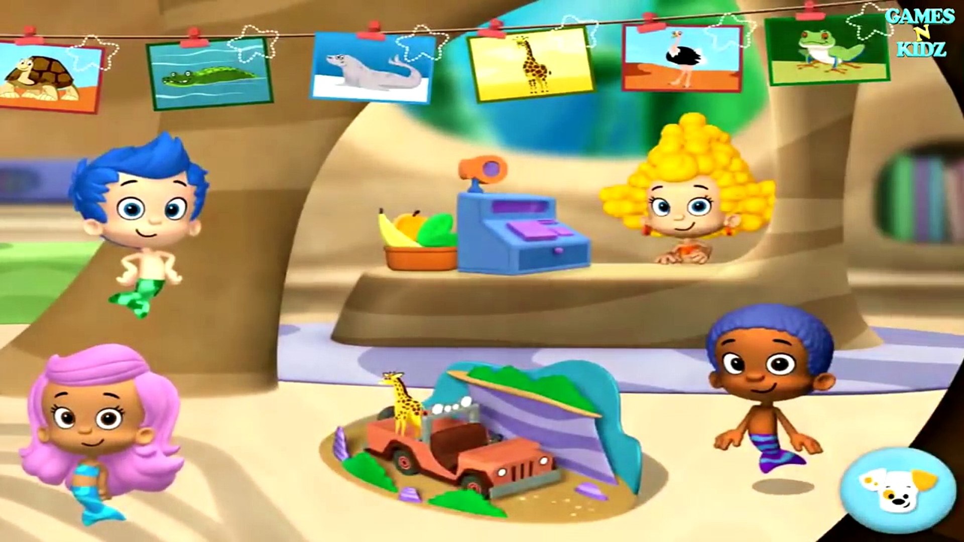 Bubble Guppies GAMES Episodes Animal School Day - Learn Animals Nick Jr.  videos for kids # - video Dailymotion