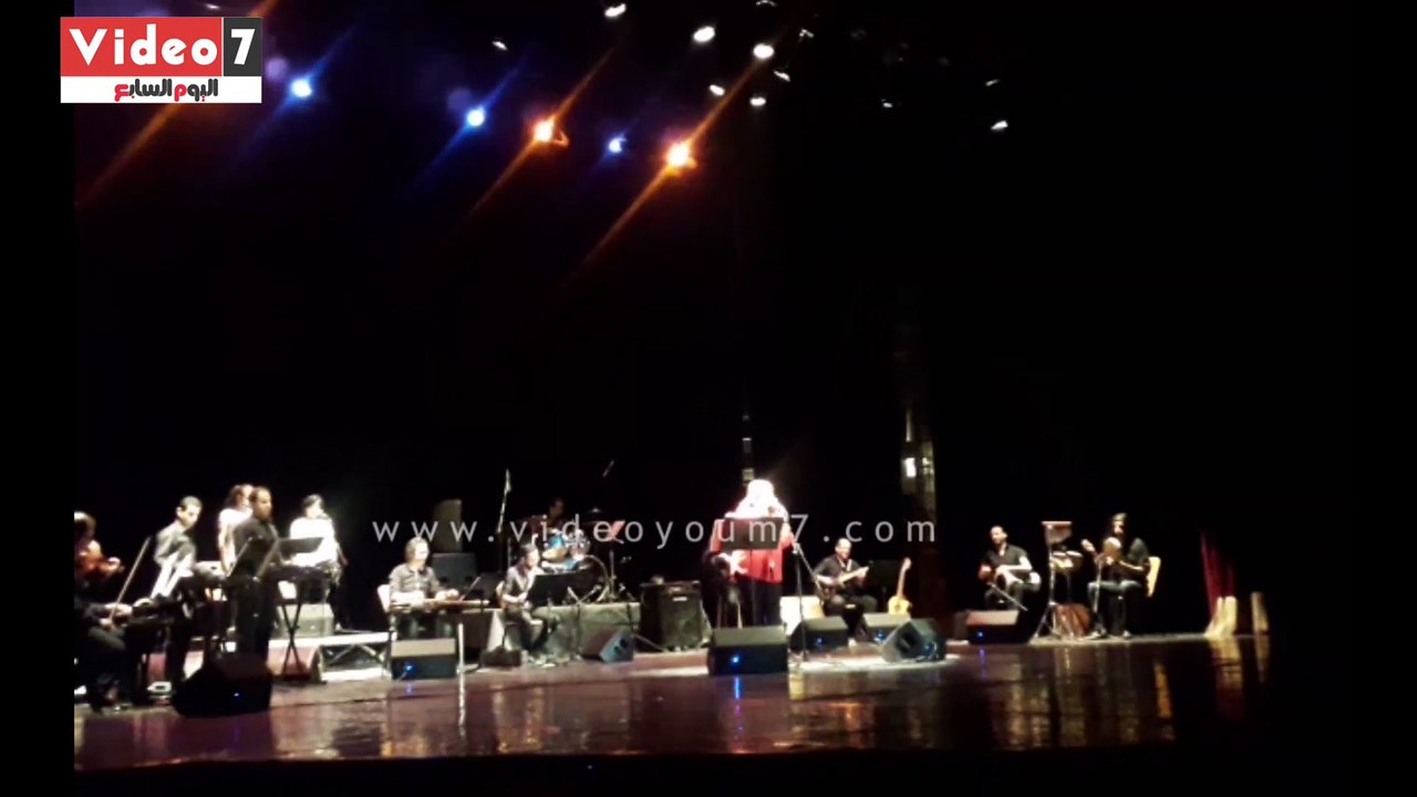 حنان ماضى تتألق فى حفل مهرجان الصيف بمكتبة الاسكندرية