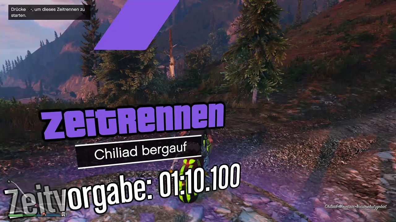 GTA 5 Online - Time Trial - Chiliad bergauf