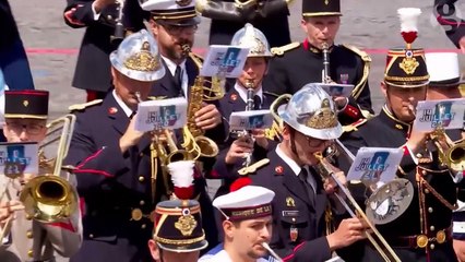 French army band medleys Daft Punk following Bastille Day parade