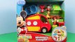 Mickey Mouse Camper RV Van Barbie Hamburger FIRE! Mickey saves Pluto puppy by DisneyCarToy