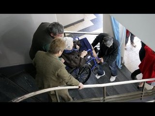 Ciudad inaccesible para las personas que sufren discapacidad