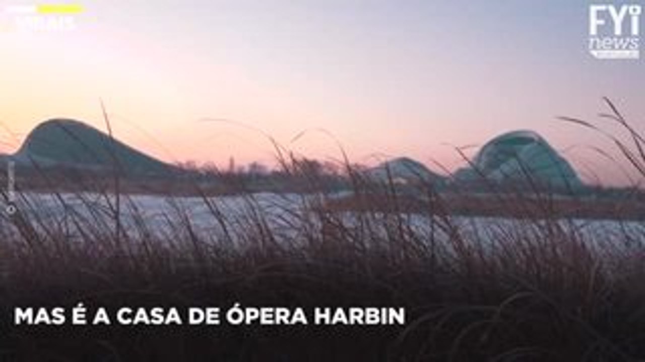 A casa de ópera futurista: Harbin Opera House