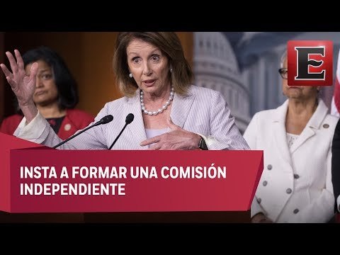 Pelosi, líder demócrata, exige investigar nexos entre Trump y Rusia