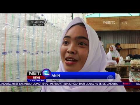 Bangunan dari Botol Sampah, Tarik Minat Pengunjung ke Kedai Makan ini - NET12