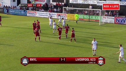 LFC u23s vs Rhyl