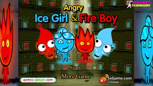 ОГОНЬ и ВОДА в храме Ужасов #1 Развлекательное видео для детей Игровой мультик для детей и малышей