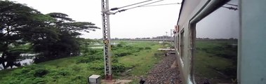 KGP WDM-3A Tamralipta Express turns at Panskura Jn. outer