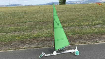 Aéromodélisme Char à voile à Cap'découverte (J.R)