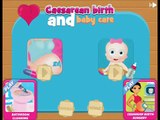 Apéndice bebé nacimiento nacido Juegos Niños en línea operación cirugía tres Barbie cesarian