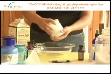 02. Cách Làm Muối Tắm Có Chứa Tinh Dầu