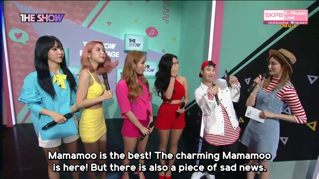 [ENG SUB] 170711 Mamamoo - The Show Backstage Interview