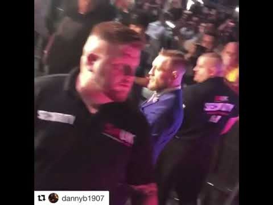 Conor walks out in London