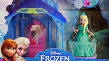 NEW Elsa Flip N Switch Castle Disney Princess Ice Palace Magiclip Anna Toy Review Unboxing