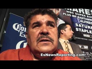 Mares Trainer Medina  Abner Beats Donaire talks Anselmo Moreno fight