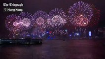 Hong Kong fireworks mark 20th anniversary of British handover