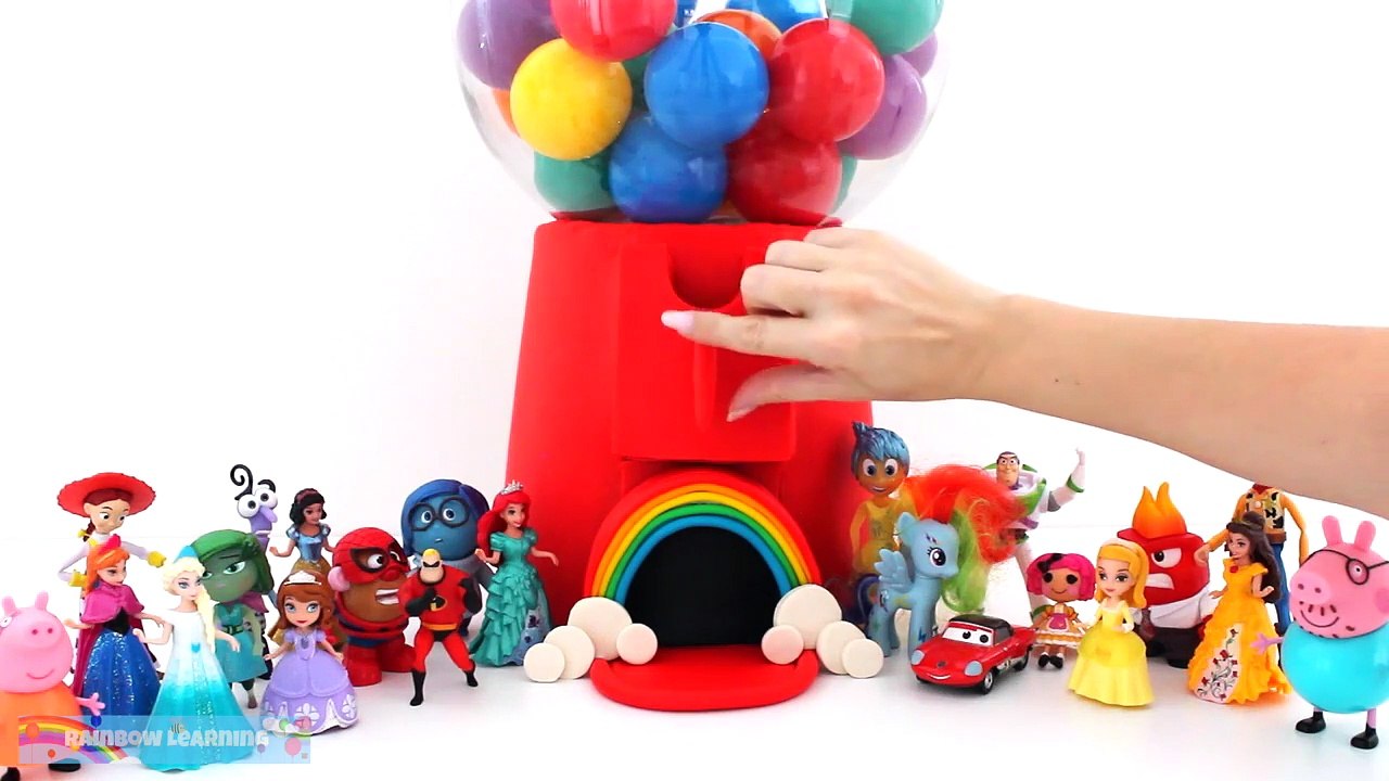 Colores congelado dentro Aprender fuera cerdo jugar Sofía palabras Doh peppa mlp disney lps rainbowlearni