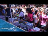 Capitalinos abarrotan el Centro Histórico para la compra de útiles escolares