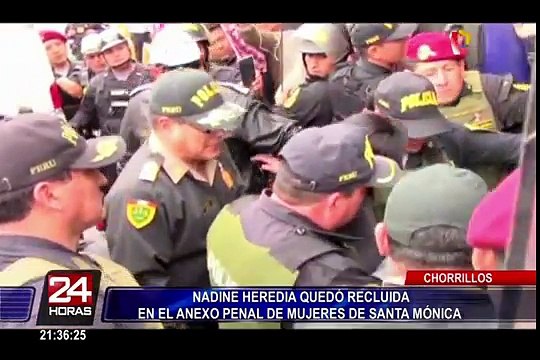 Nadine Heredia quedó recluida en el Anexo del penal de Mujeres de Chorrillos