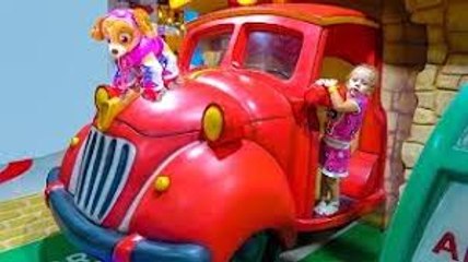 Funny Baby and Sky Paw Patrol play in the Playground for kids Nursery Rhymes Songs for children