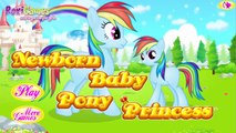 Et bébé tiret Robe Jeu petit faire faire mon nouveau née poney Princesse arc en ciel vers le haut en haut