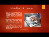 Online Data Entry Services, India - Sasta Outsourcing Services