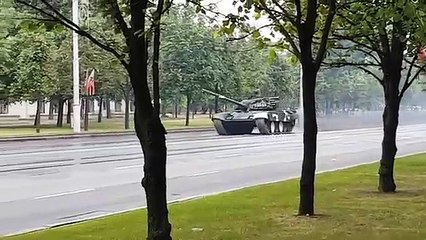 Speeding Tank On Road - Watch What Happened Next