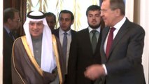 Suudi Arabistan Dışişleri Bakanı El-Cubeyr, Lavrov'la Görüştü