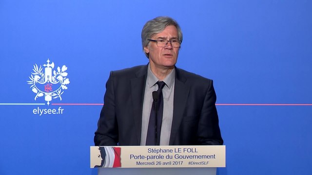 Compte rendu du Conseil des ministres du 26 avril 2017