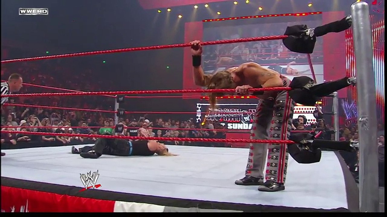 Shawn Michaels vs. Jeff Hardy- Raw, Feb. 4, 2008