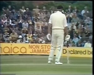 West Indies GROVEL, Tony Greig 116 vs West Indies 4th test 1976
