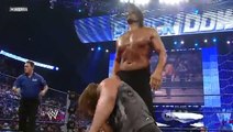 Triple H vs. The Great Khali (Broken Glass Arm Wrestling).