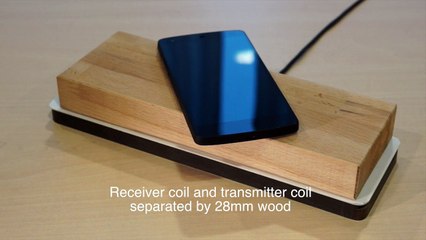 Vidéo de démonstration de la charge sans fil QI