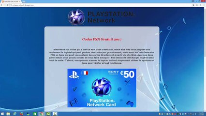 Comment avoir un Code PSN Gratuit -Générateur de Code PSN