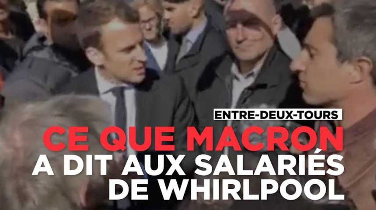 Macron à Whirlpool : revivez son dialogue avec les salariés, après les sifflets